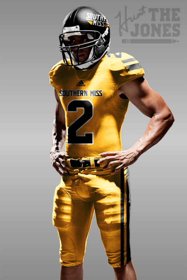 Southern Miss Realistic All Gold
